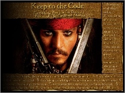 Johnny Depp, napisy, Piraci Z Karaibów, twarz